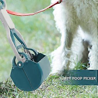 Handle Litter Scooper Pet Waste Collection Plastic Pooper Scooper compatible with Dog Poop Picker Pet Walking 27.00X11.00X7.50CM 1Pack