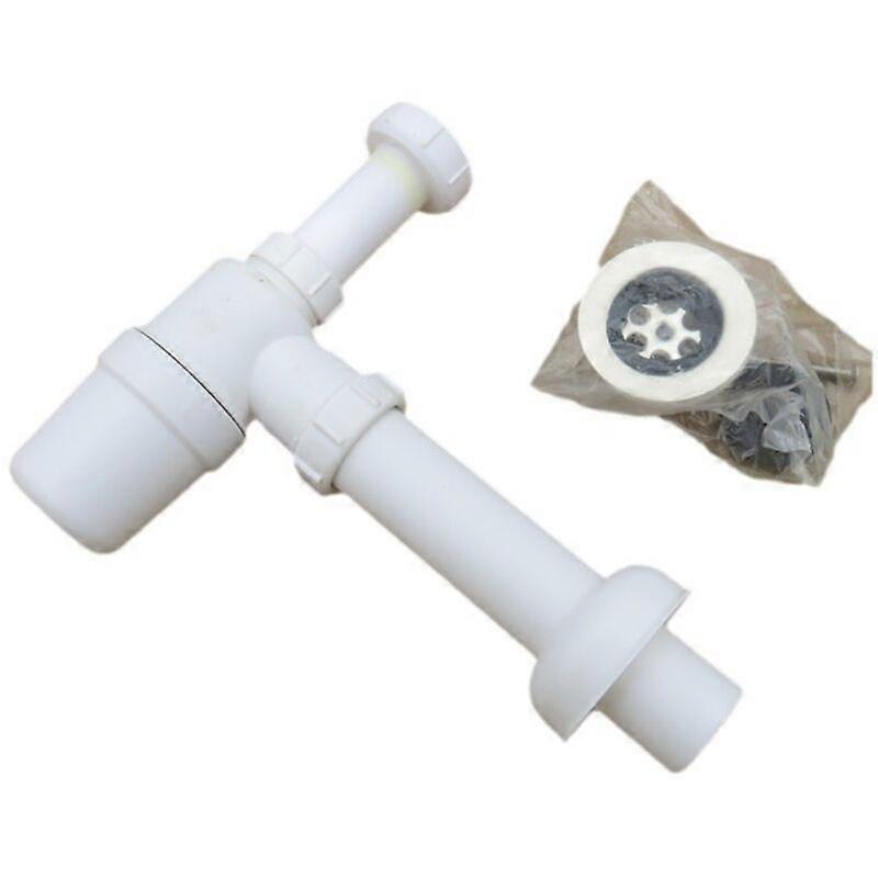 40 mm Height Adjustable with Washing Machine Plug, White