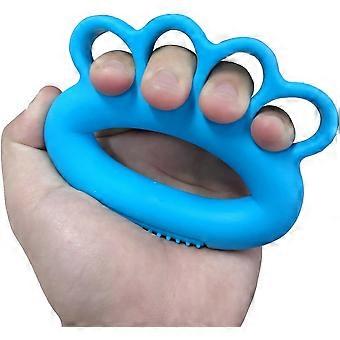 60 Pfund Handgriffstärkung, Silikon-Stressbälle für Erwachsene Handtrainer, Blauer Handquetschtrainer (Blau)