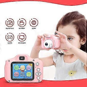 Stoßfeste Selfie Kinder Kamera, Kleinkind Beste Geburtstagsgeschenke Dual Camerapink