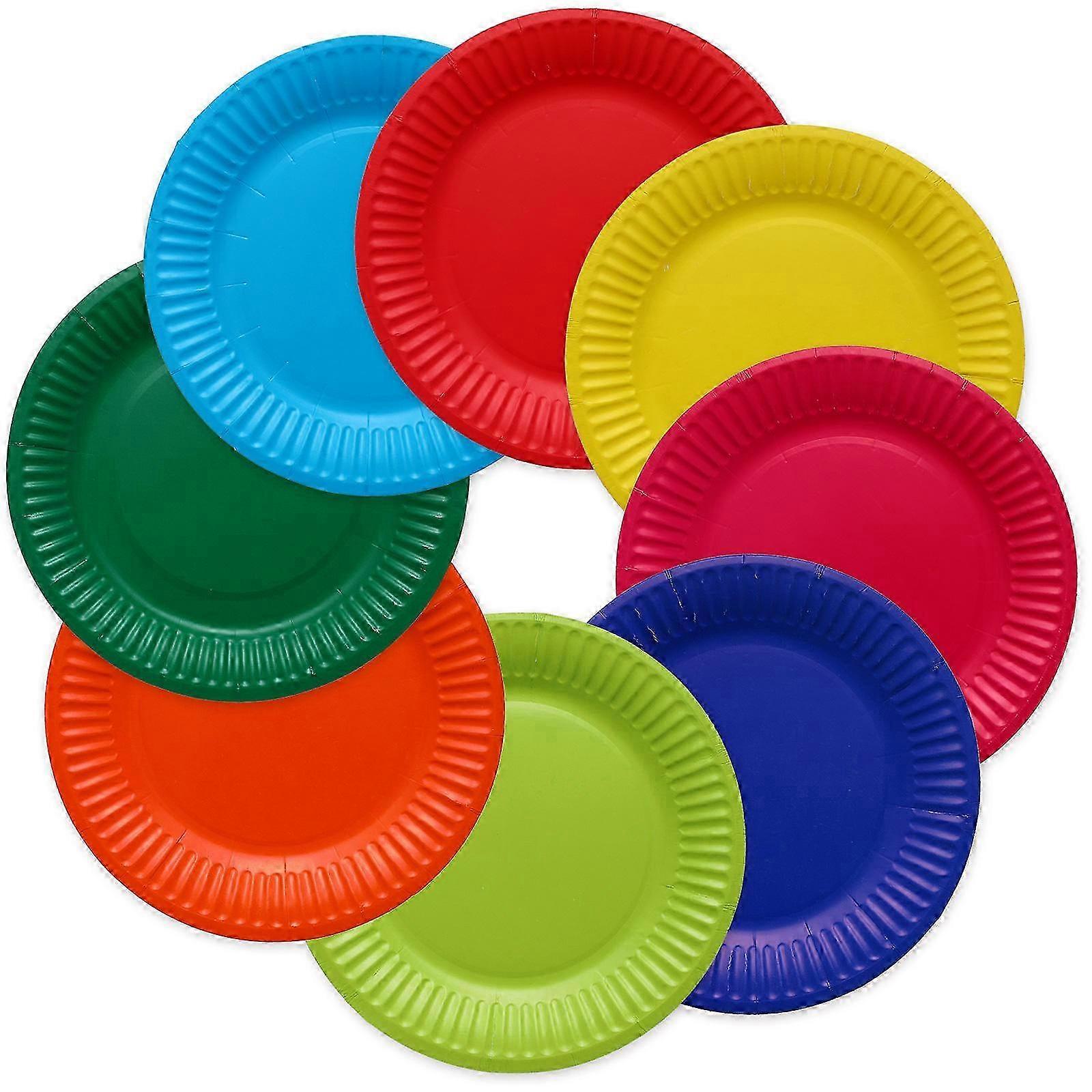 Round Creative Serving Plates 48pcs