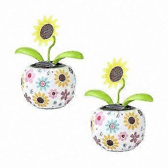 @26-27Sunflower Solar Dancing Toy – Solar Powered Swinging Animated Dancer for Car Desk Office Decoration