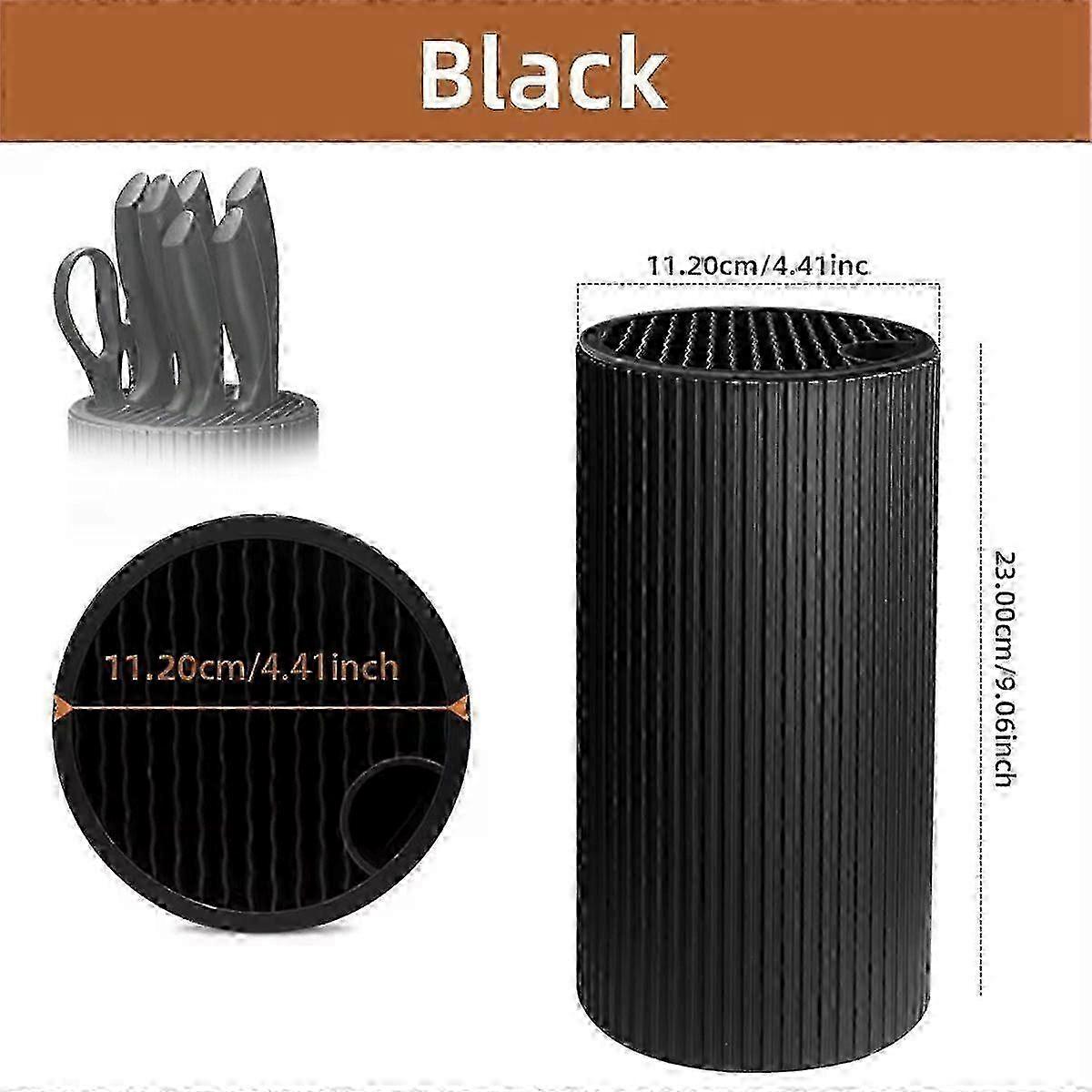 PP Cylindrical Kitchen Knife Stand