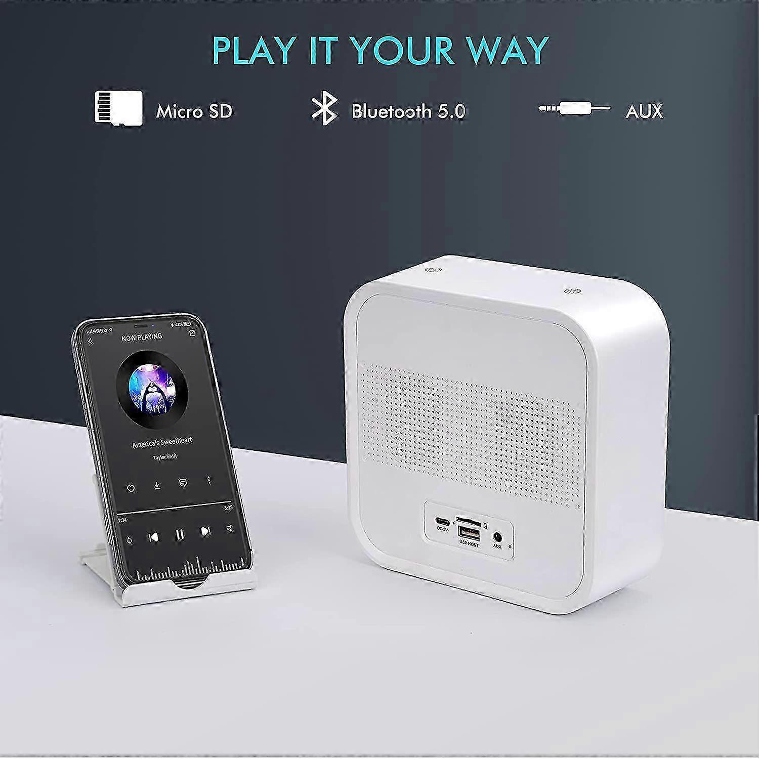 Multifunction Alarm Clock With RGB Light