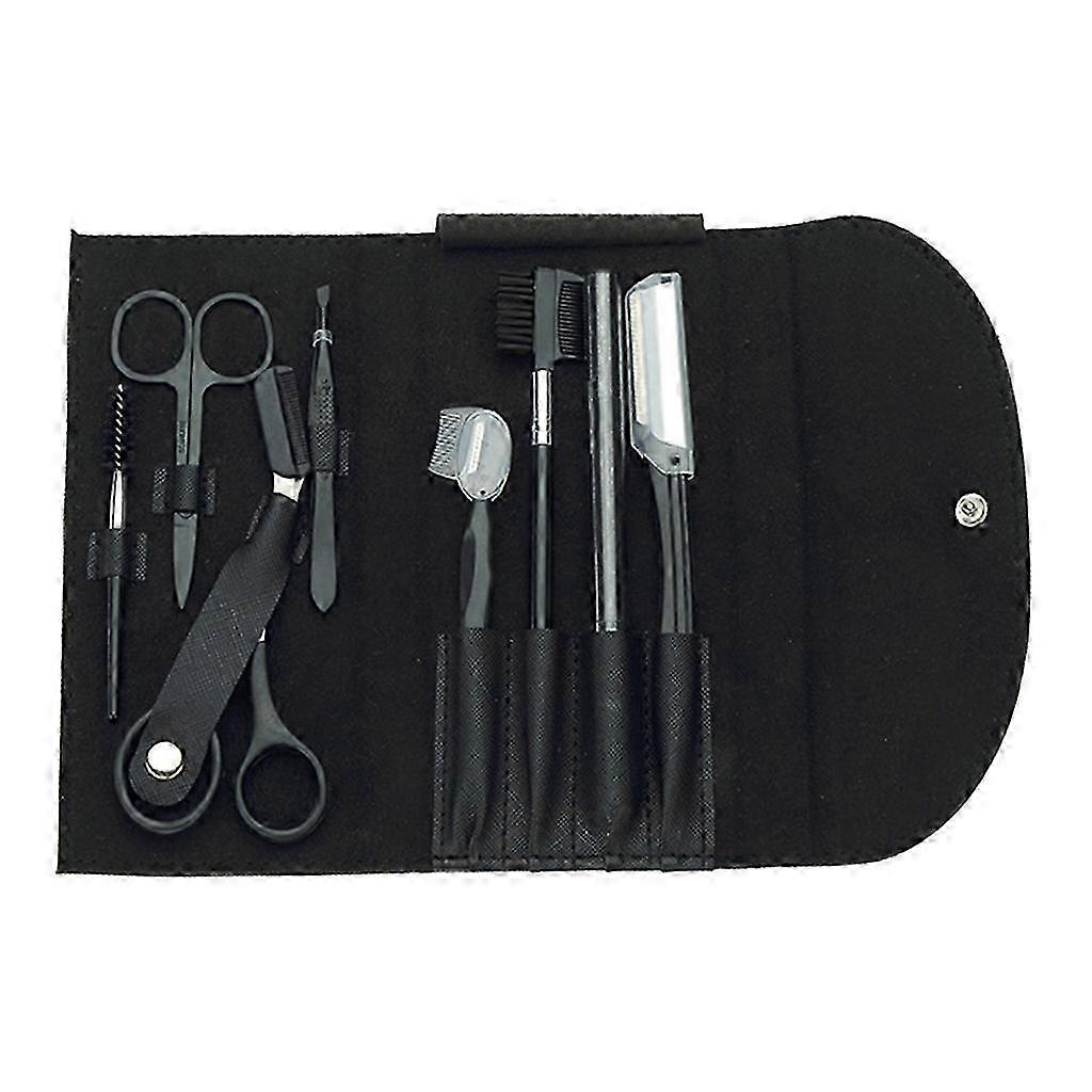 Compact 8-Piece Eyebrow Grooming Kit