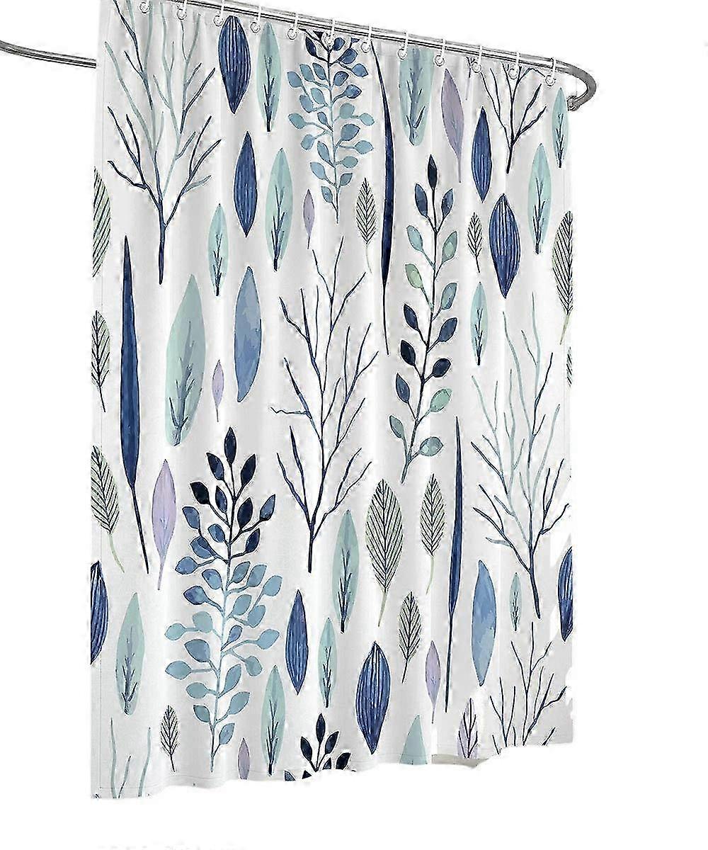 Botanical Eucalyptus Shower Curtain Waterproof
