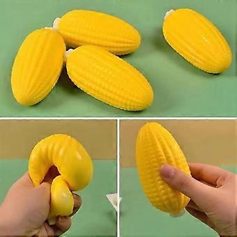 Soft Corn Squishy Anti Stress Fidget Toy Realistic Simulation Vent Ball 1PC for School Travel Anxiety Relief