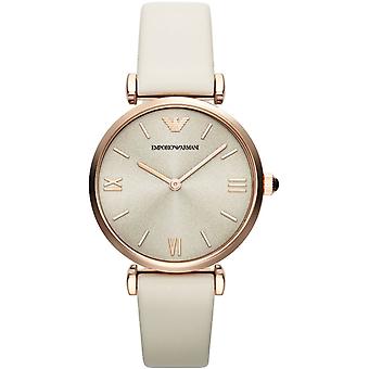 Armani gianni t-bar Watch for Women Analog Quartz with Cowskin Bracelet AR1769