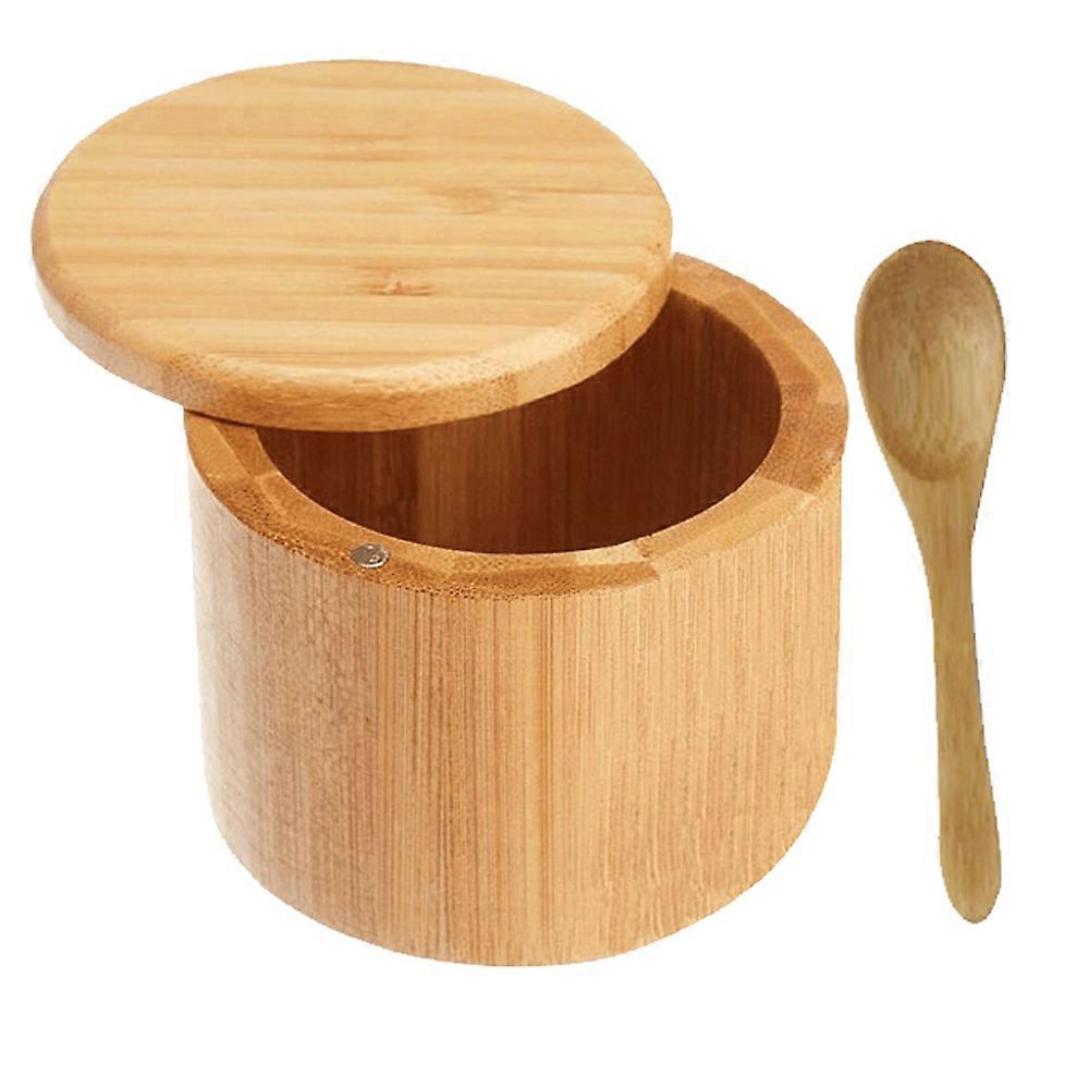 Natural Bamboo Spice Storage Boxes