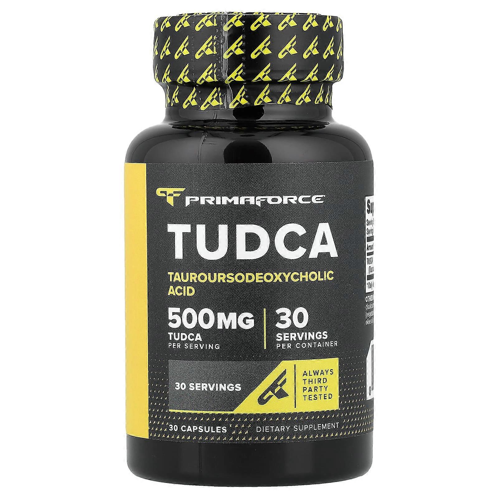 Primaforce, TUDCA, 500 mg, 30 capsules