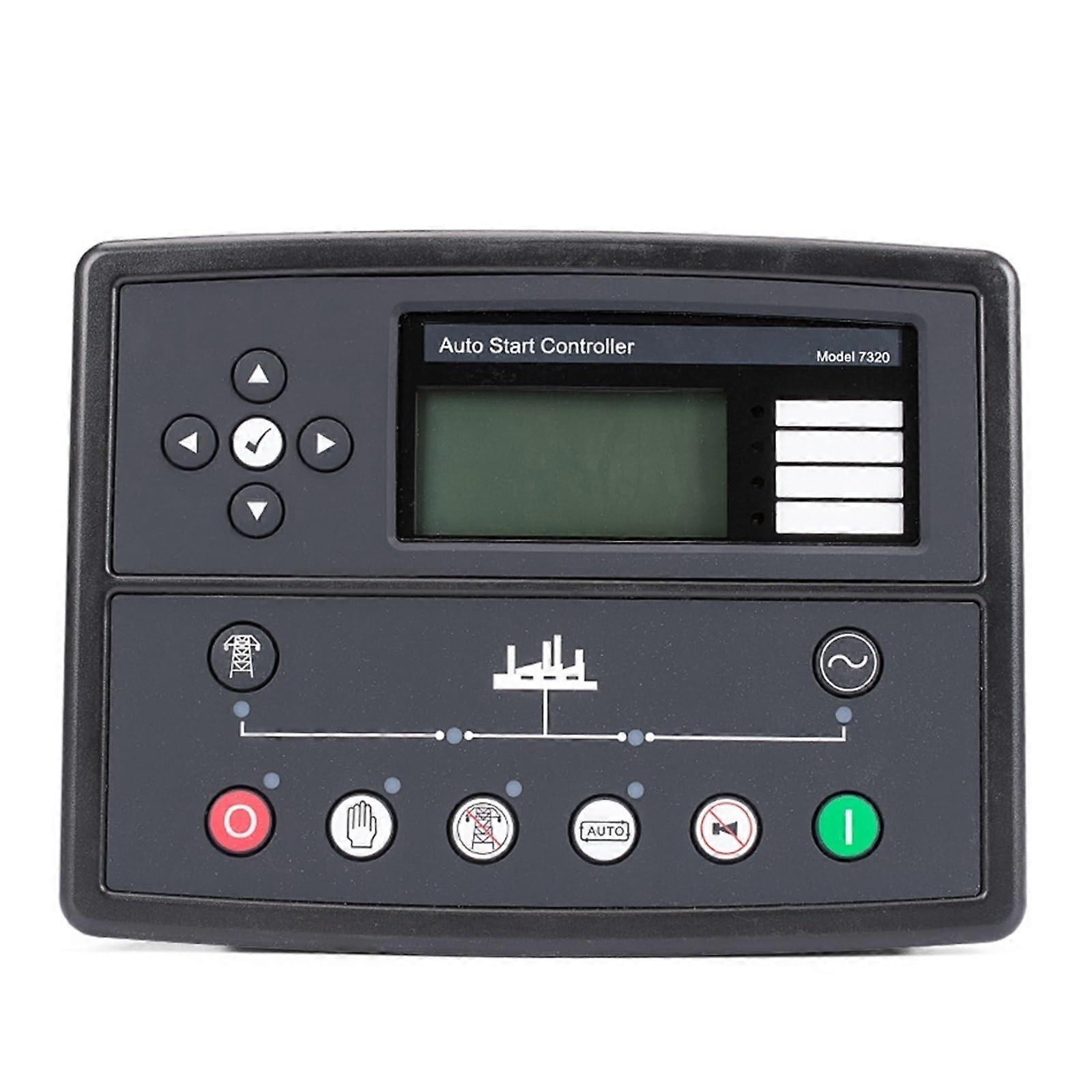 Generator AMF Controller for Diesel Genset, Automatic Power Restoration, LCD Display