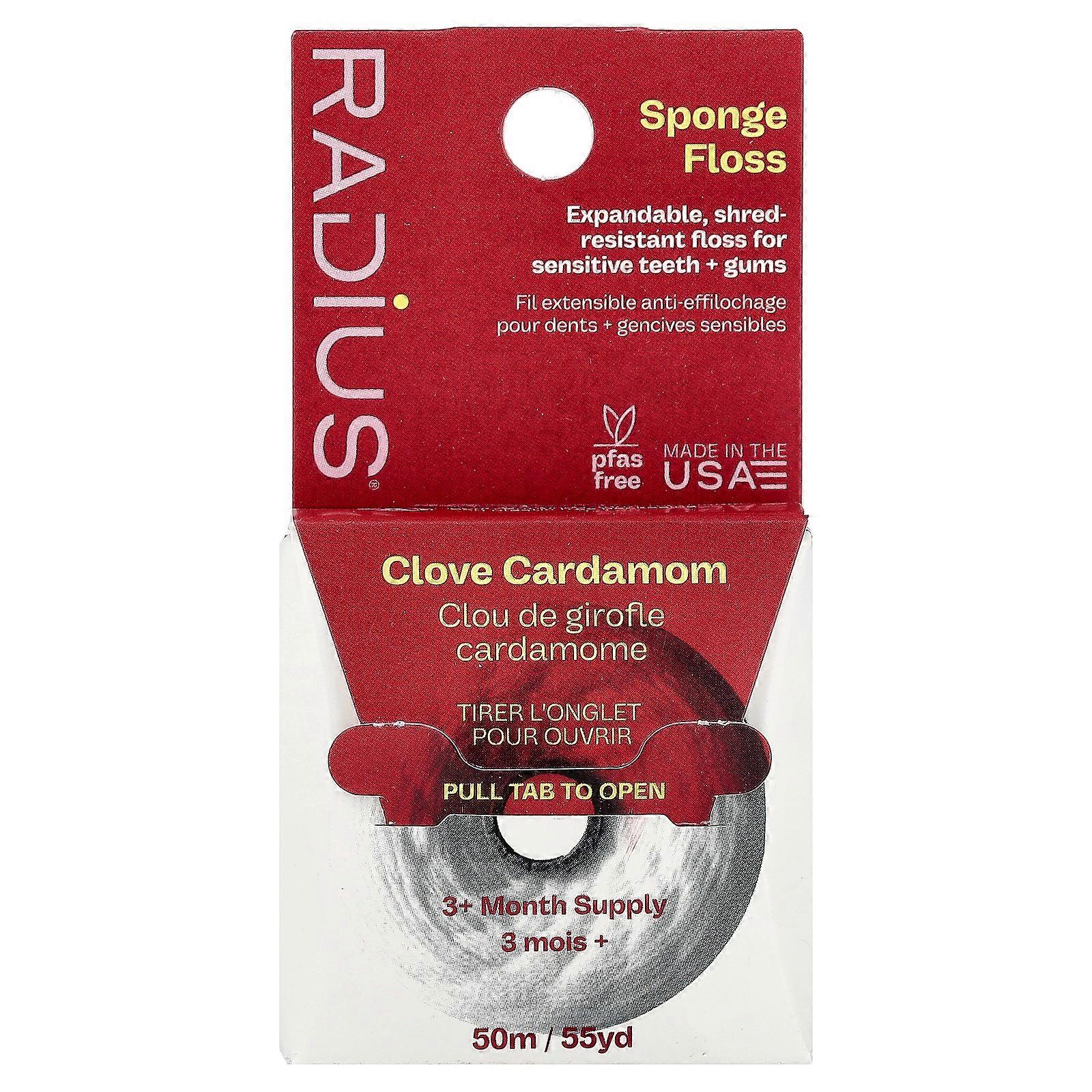 RADIUS, Sponge Floss, 55 yds (50 m)