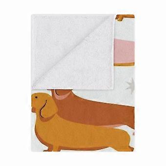 Soft Cartoon Fleece Dog Blanket for Pets  Warm, Cozy & Cute Pet Bed Blanket for