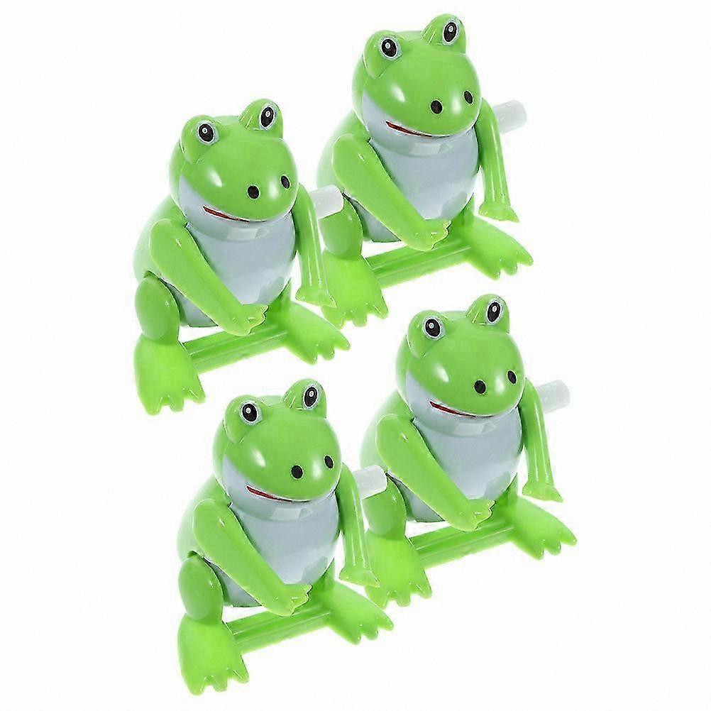 Mechanical Jumping Frogs 4-Pack