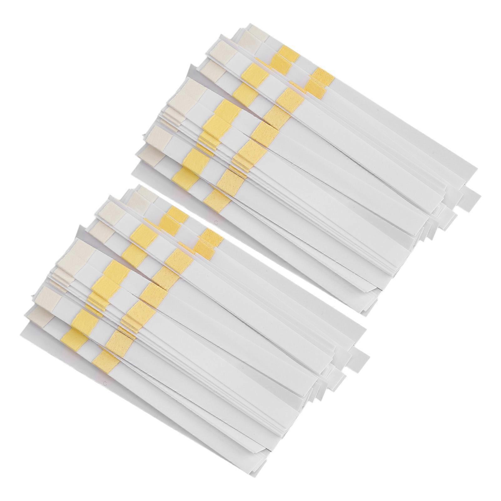 100pcs PH Extensive Test Paper Accurate Result PH Testing Strip with 2pcs Storage Bottles