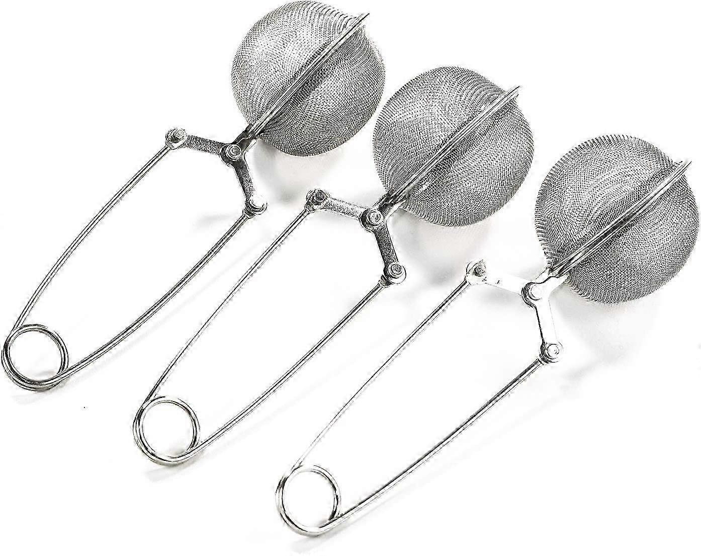 3 Pack Stainless Steel Mesh Tea Strainers