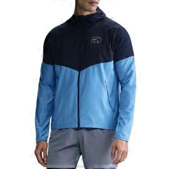 Nike Mens Air Run Colour Block Hooded Jacket