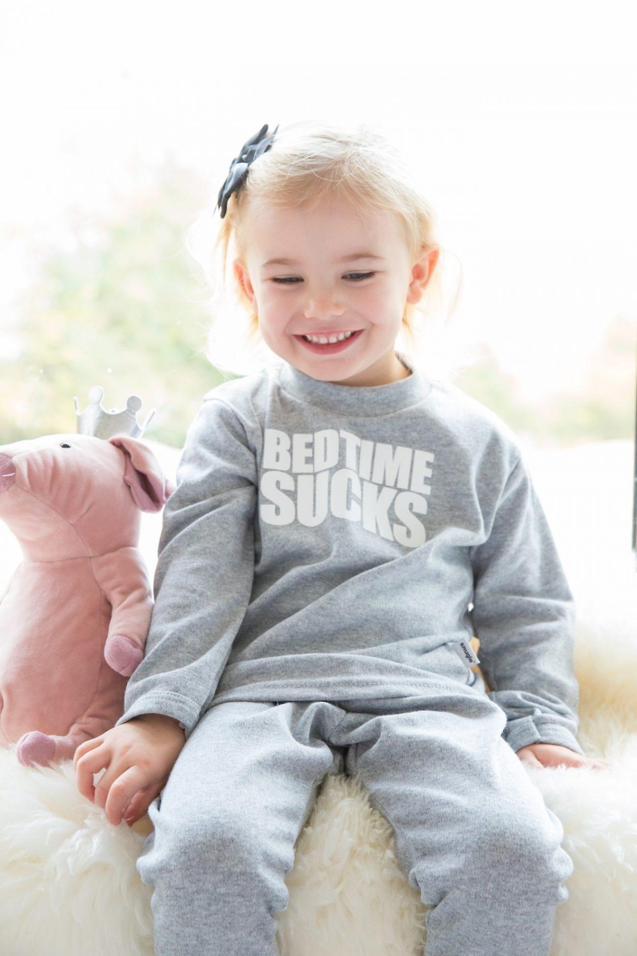 Bedtime Sucks Marl Kids Pyjamas