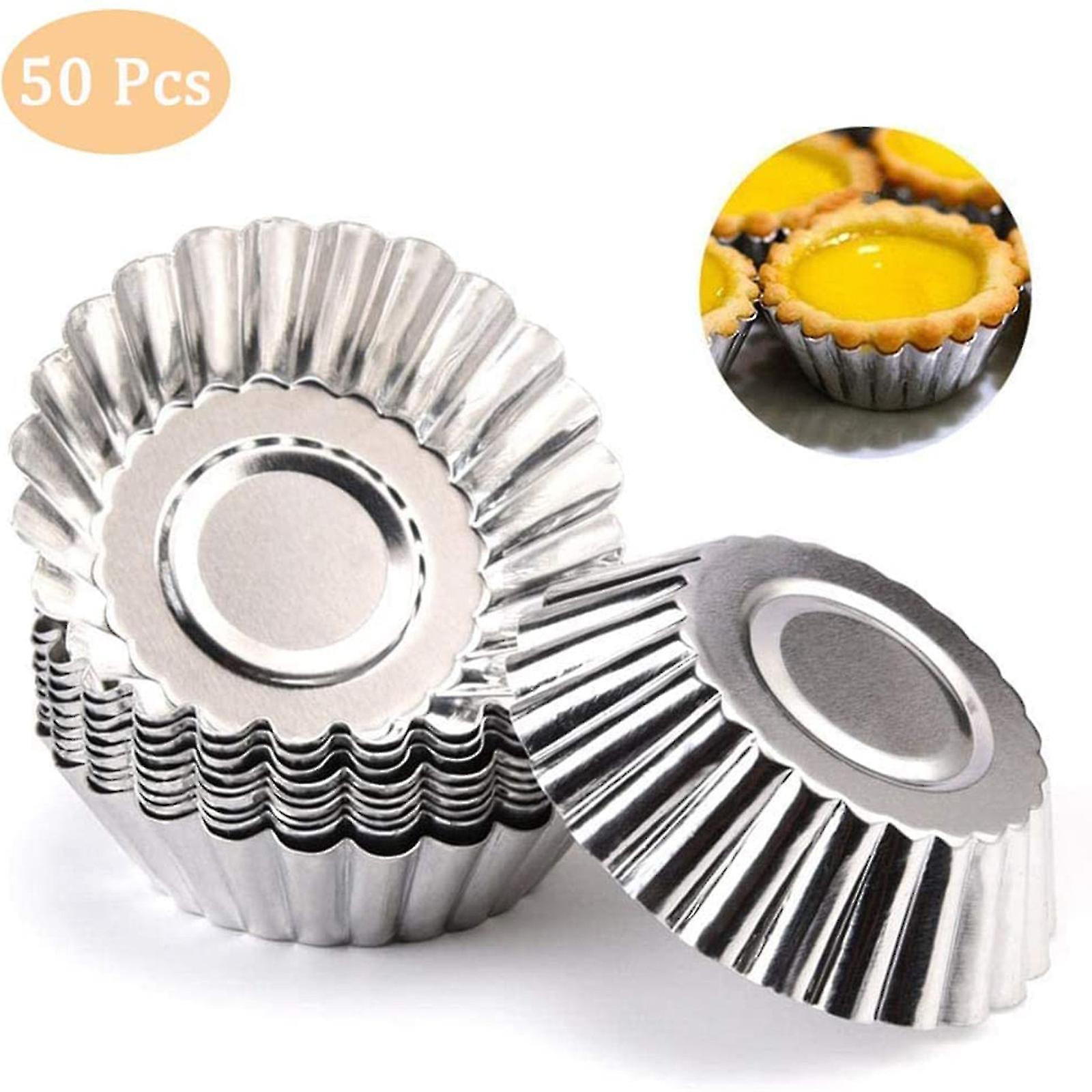 50pcs Baking Cake Mold For Egg Tart