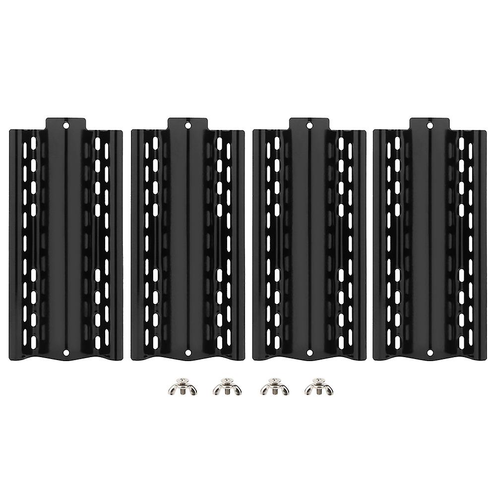 4pcs Universal Flame Tamer Verstellbare Grill-Hitzeschildplatte