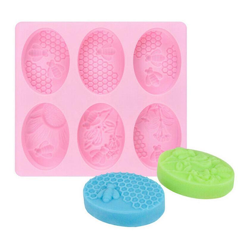 Soap Molds Bee Shape Handmade Soap Mold Unique Soap Making Craft Tools HFMQV