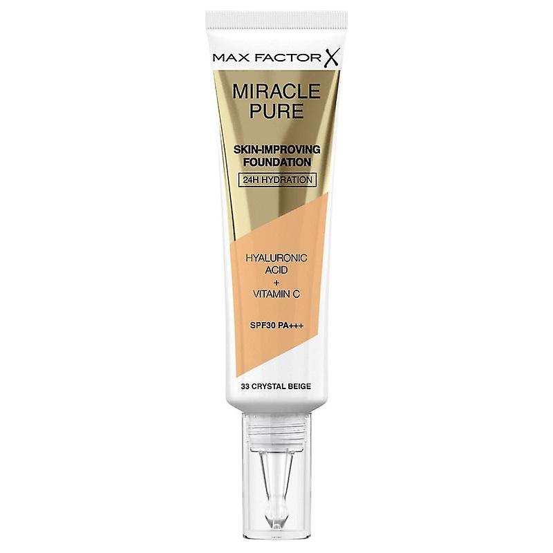 Max Factor Miracle Pure Peau-Improving Foundation 33 Crystal Beige 30ml