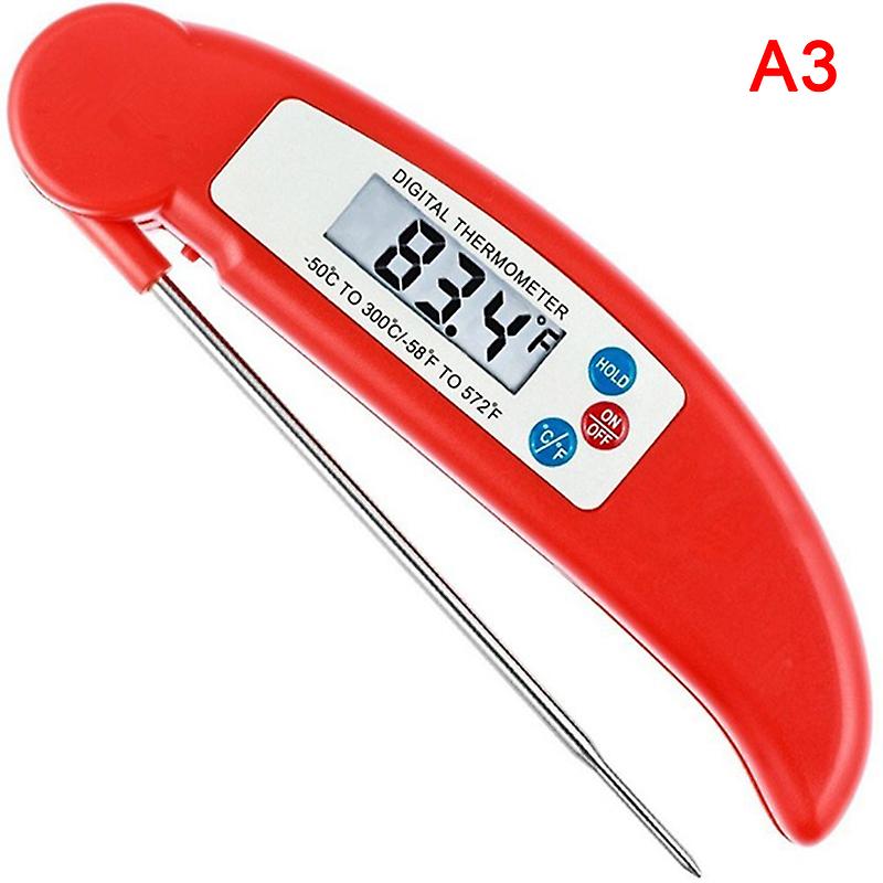 Fällbar mattermometer Sond Kökstermometer Instant Read Digital Grill