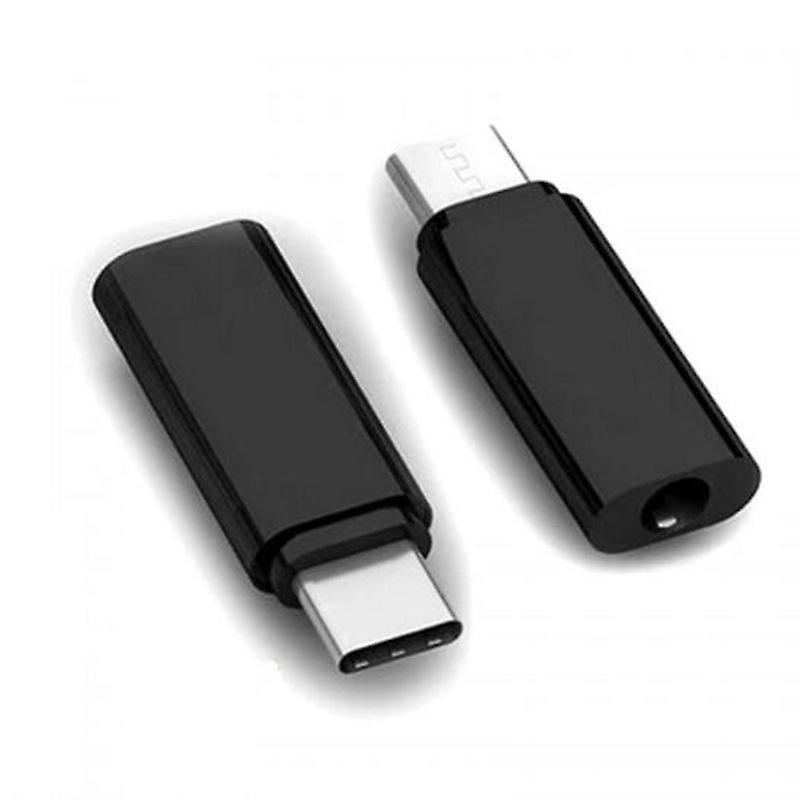 Type C To 3.5Mm Audio Headphone Jack Adapter Black Cables & Adapters