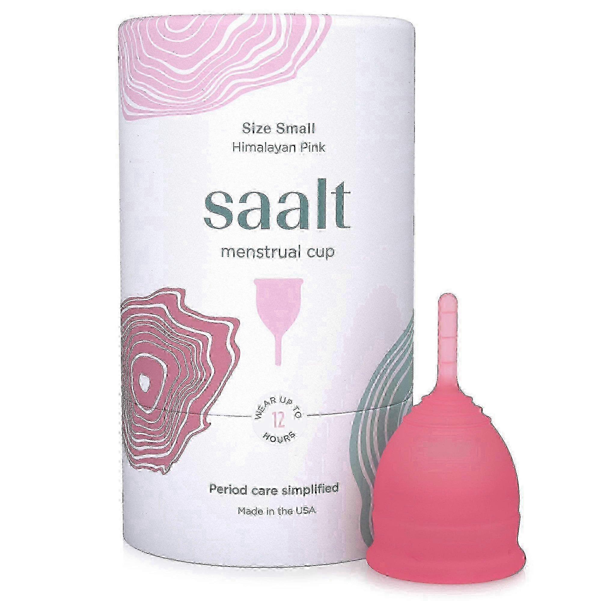 Saalt كوب حيض ، وردي هيمالايا ، صغير ، 1 EA