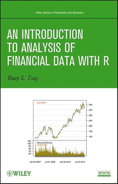 An Introduction To Analysis Of Financial Data With R by Ruey S. Tsay Paperback Book