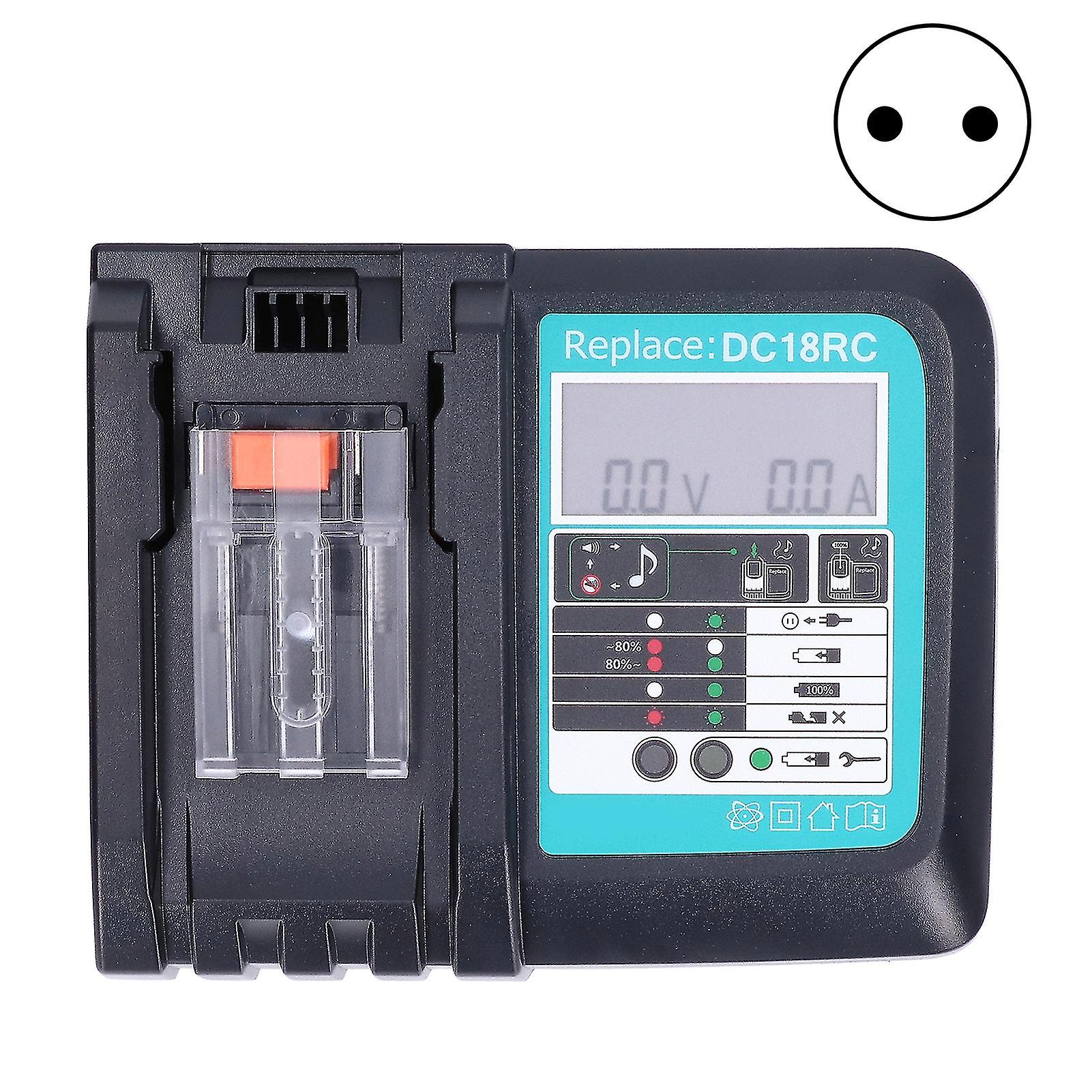 Lithium Battery Charger For Dc18rc 14.4v/18v Li Ion Battery Bl1860 Bl1430 Series 100240veu Plug