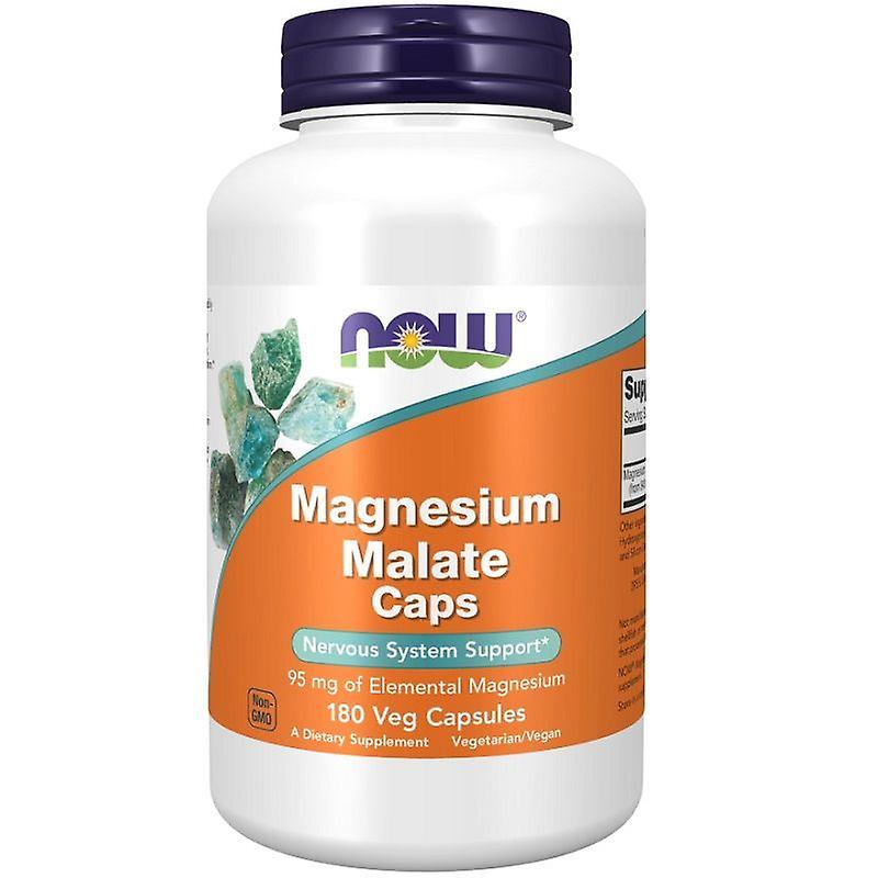 NOW Foods Magnesium Malate Capsules 180