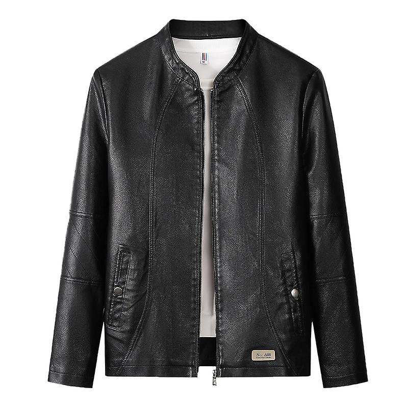 Autumn Leather Jacket Coat Men Bomber Motorcycle Pu Jacket Spring Caus