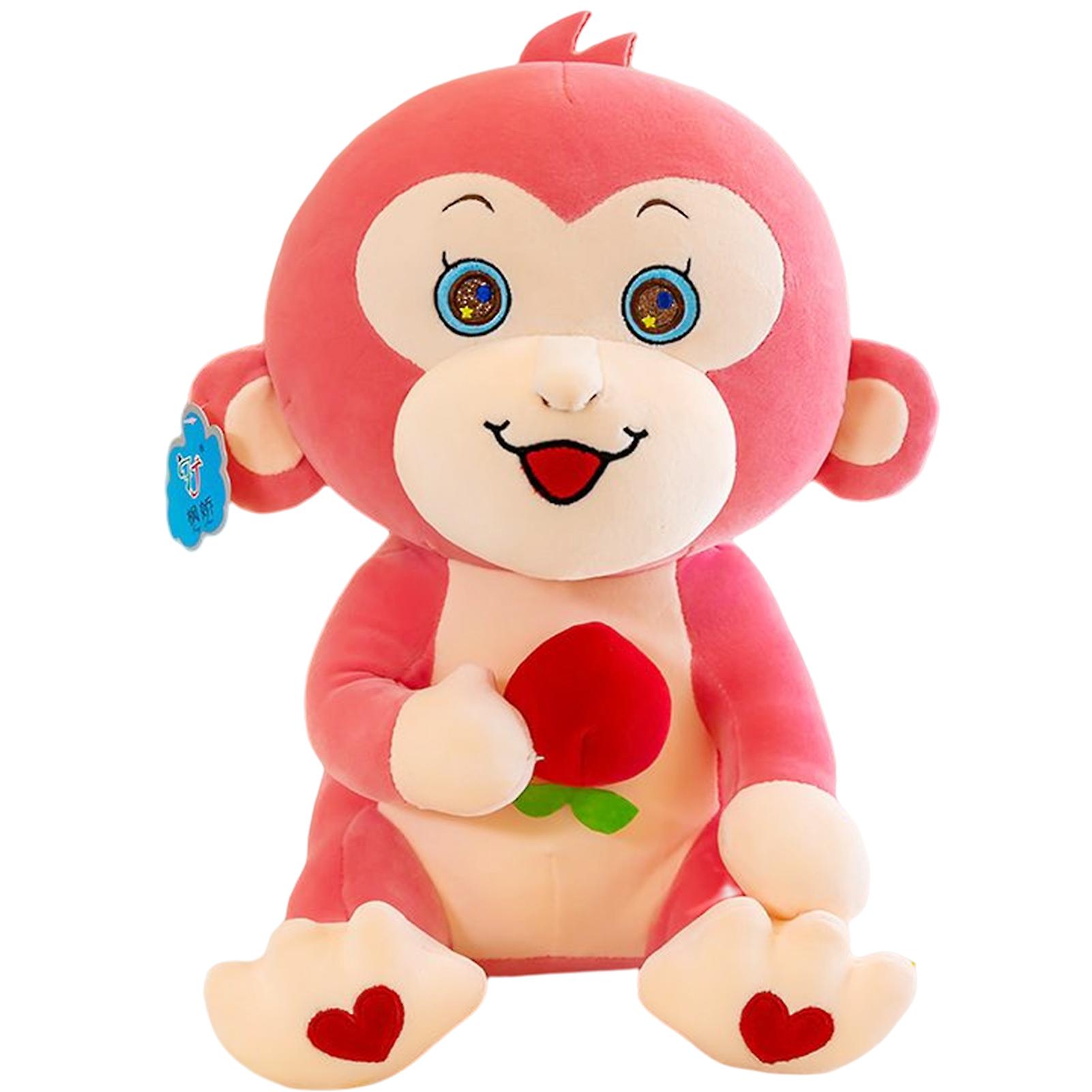 Lovely Naughty Monkey Plush Toy Stuffed Doll Soft Comfortable Skin-friendly Plush Doll For Adults Kids Boys And Girls