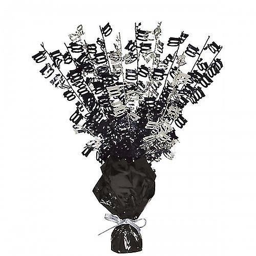 Unique Party Glitz 60th Birthday Balloon Weight Centrepiece
