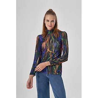 Digital Printed Color Blouse