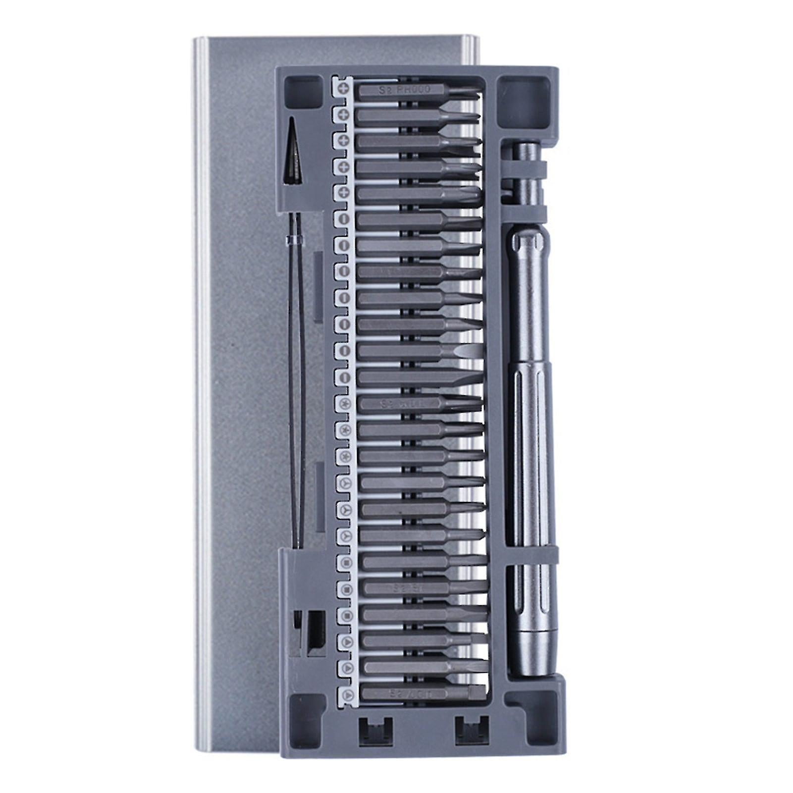 50 In 1 Multi-purpose Screwdriver Bit Set With Storage Case Quick-changing Precision Screwdriver Bits Tweezers Reparing Tools