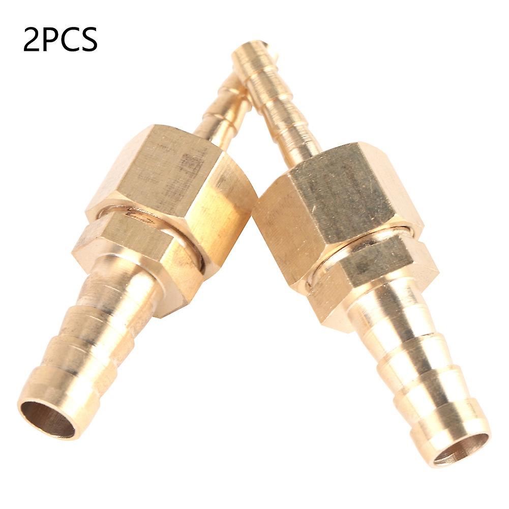 2pcs 4-6mm Brass Barbed Fitting Hose Tail Reducer Reducer Plug Connector