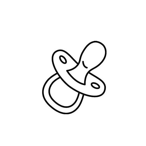 Wooden Stamp - Pacifier