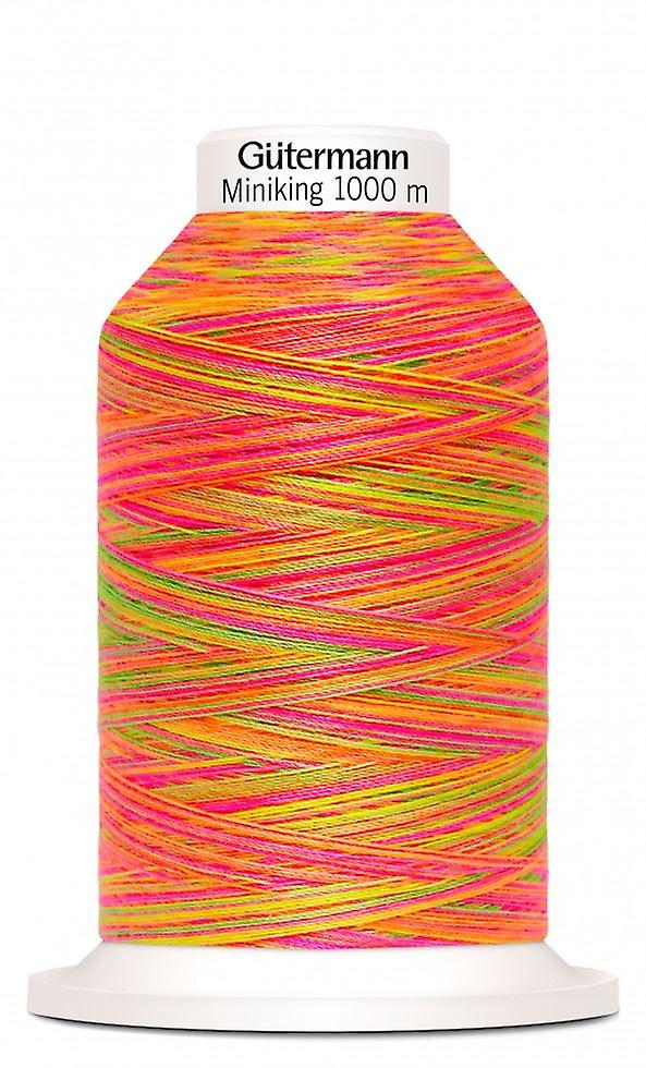 Gutermann Multicolour Miniking Overlocker Thread 1000m 9878 - each