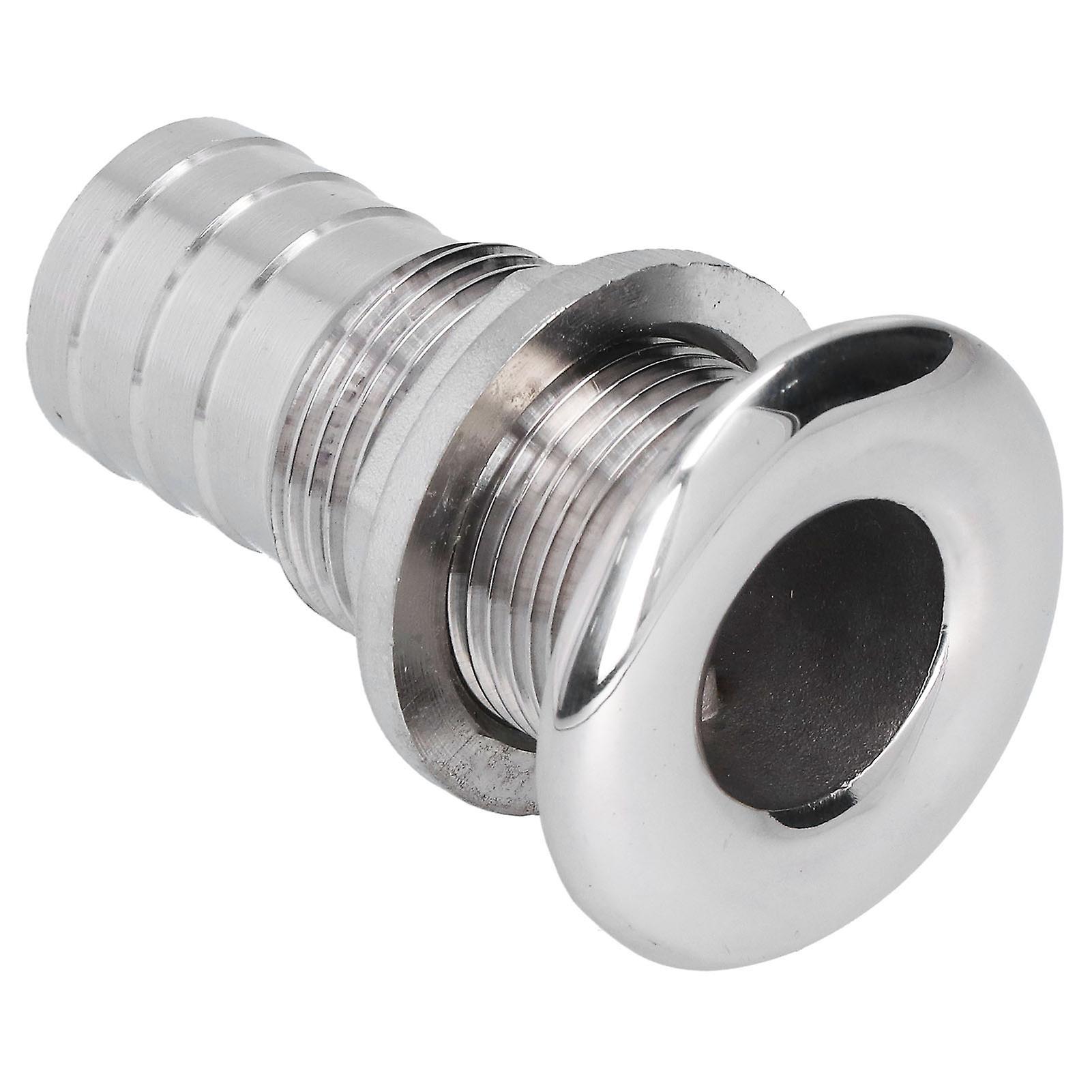 Boat Drain Scupper,Water Drainage Plug Thru Marine Hardware Thru Hull Fitting Tailored for Perfection