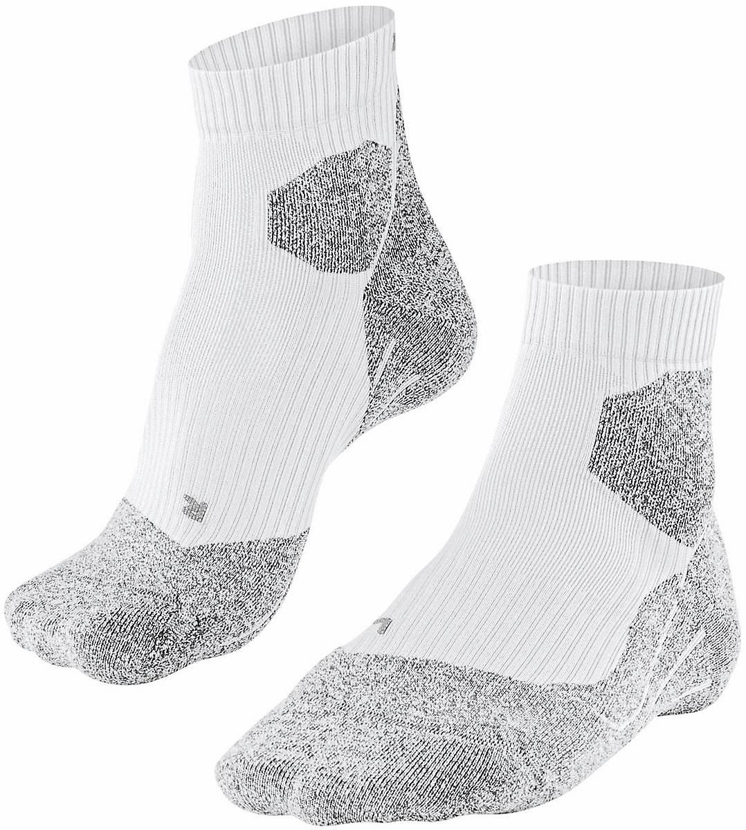 Falke Running Trail Sneaker Socks - White/Grey