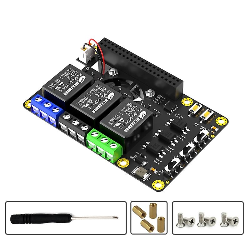 Power RelayBoard Cooling Fan and LED Enhances DIY Electronics Project
