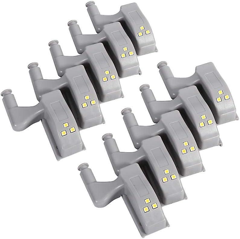 Hinge LED Sensor Light, 10Pcs Warm/Cool Universal LED Hinge Light for Home Kitchen Living Room Bedro