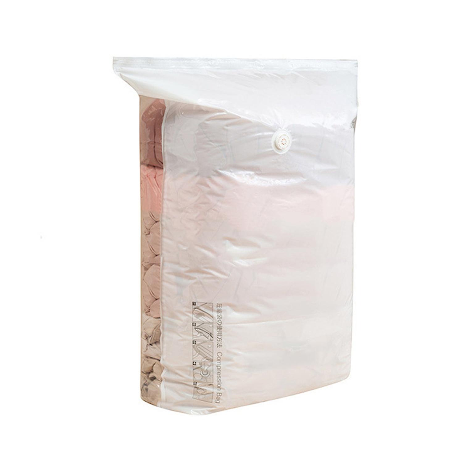 Travel Space Saver Bag Roll-Up Compression No Need for Pump Reusable Vacuum Clothes Travel Storage B