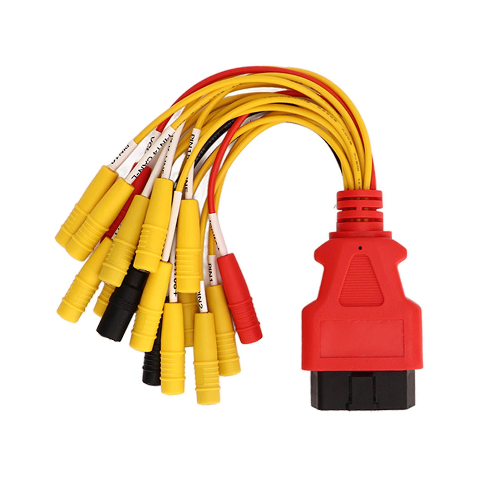 OBD2 16 Pin Diagnostic Cable Universal Wire Jumper Cable Diagnostic Power Test Interface Computer Detection Cable 