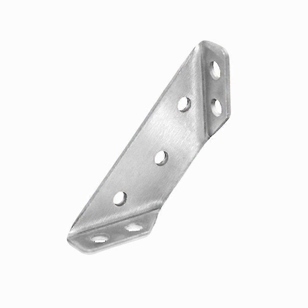 Universal Furniture Corner Connector Stainless Steel Angle Code Triangle Bracket-qq