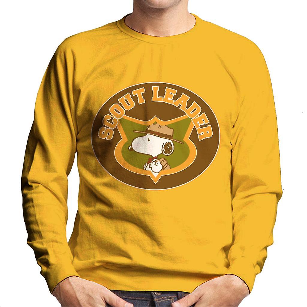 Peanøtter Snoopy Scout Leder Menn's Sweatshirt