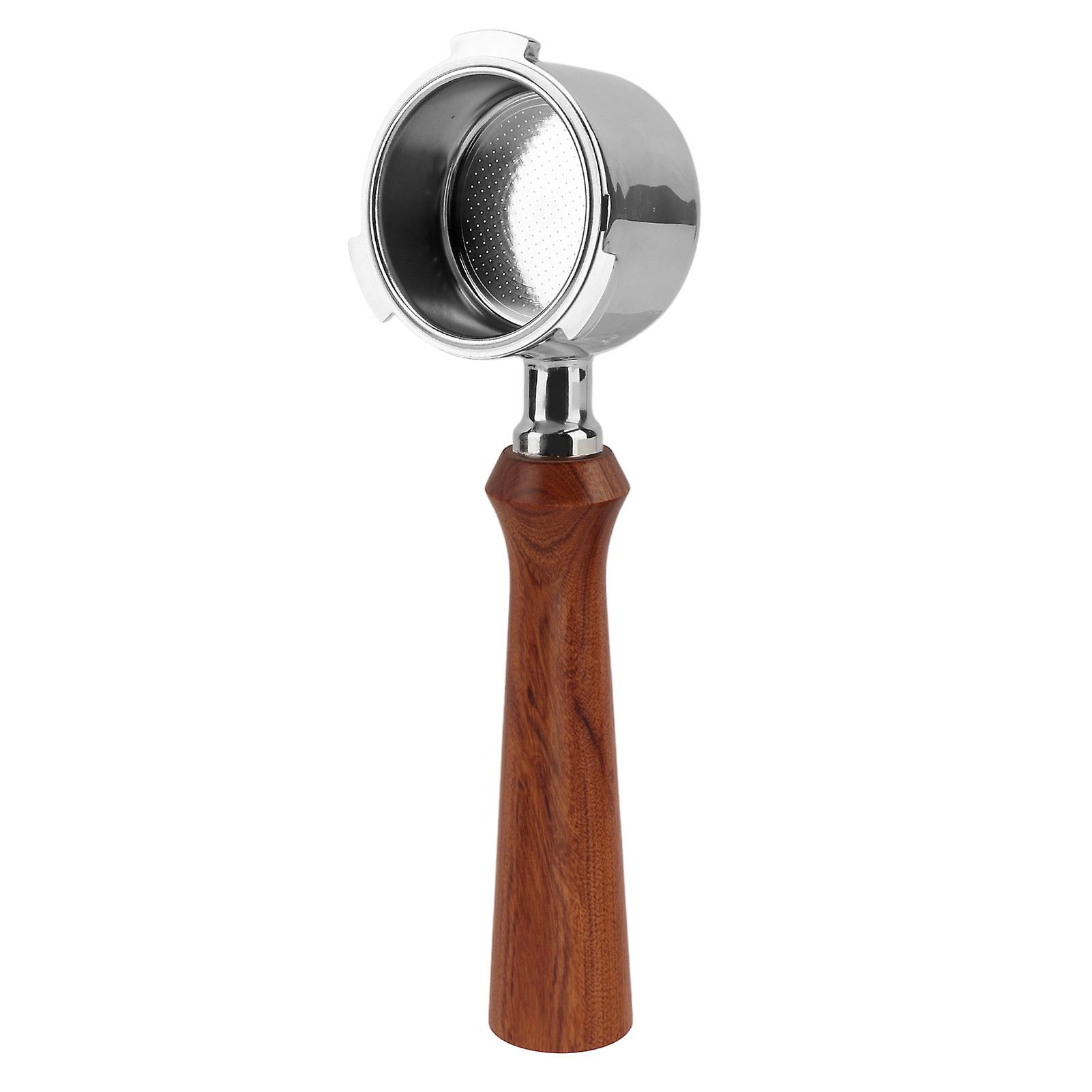 51mm Bottomless Coffee Portafilter 3 Ears Single Layer Portafilter Coffee Machine Bottomless Filter For Delonghi F Redwood