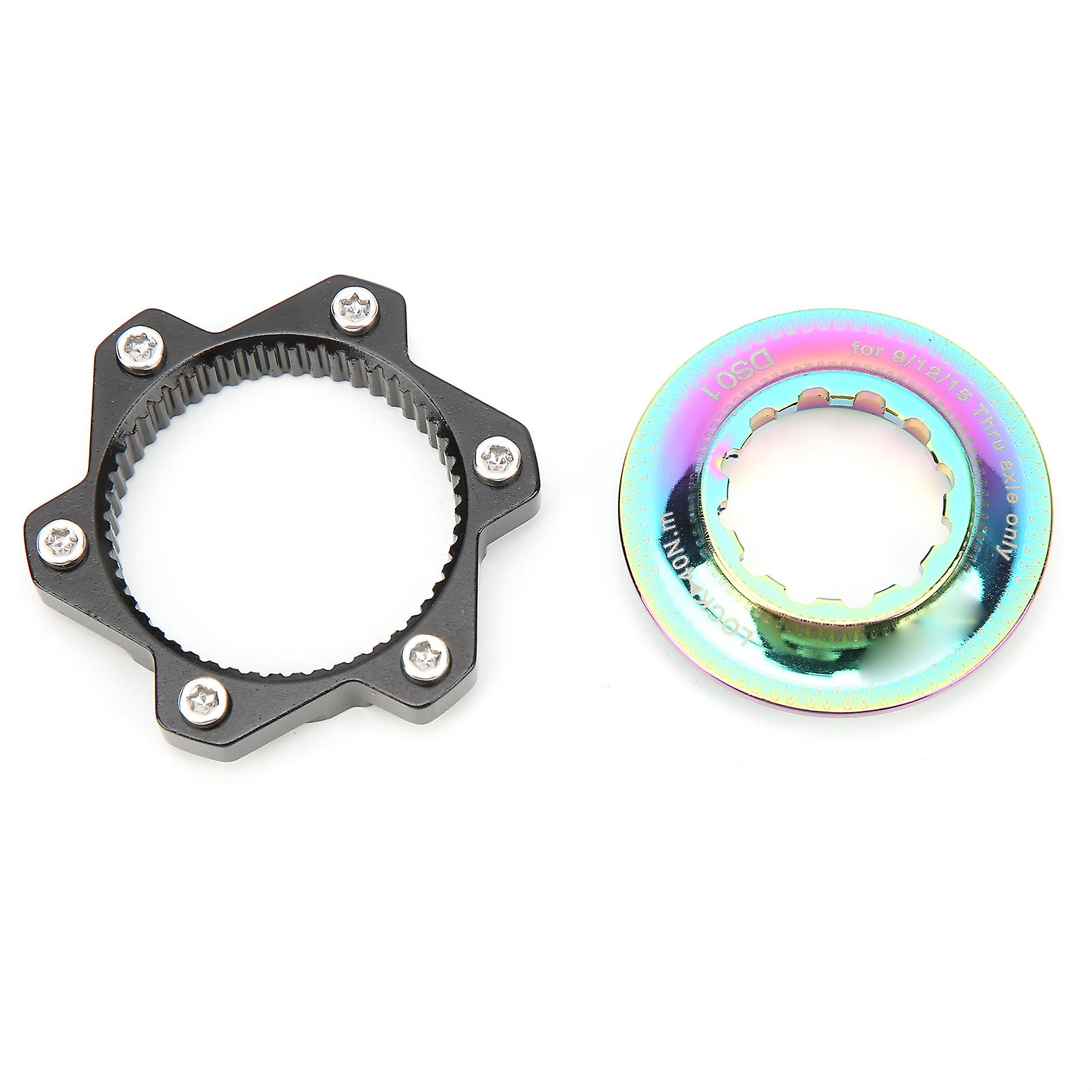 MEIJUN Bicycle Hub Centerlock Conversion Adapter: Centerlock to 6-hole Adapter Conversion Kit